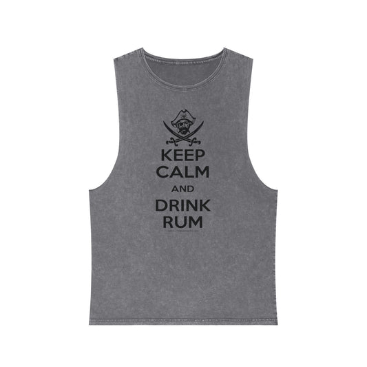 Michigan Renaissance Festival Keep Calm Drink Rum Tank Top, Unisex Summer Shirt