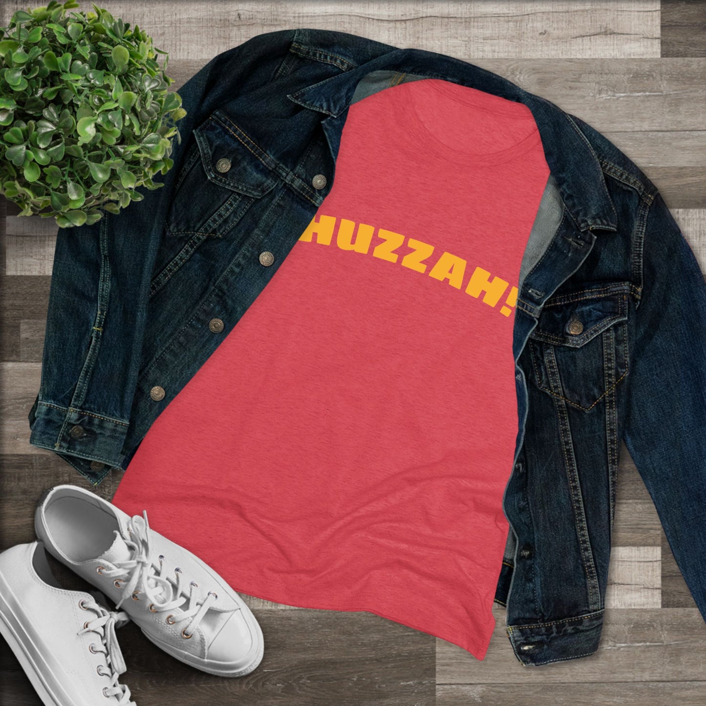 Michigan Renaissance Festival Huzzah Women's Triblend Tee