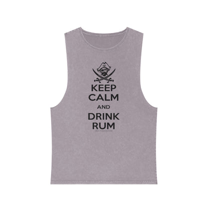 Michigan Renaissance Festival  Keep Calm Drink Rum Tank Top, Unisex Summer Shirt
