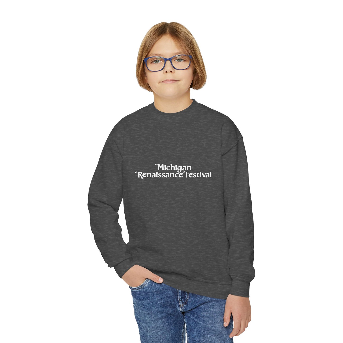 Michigan Renaissance Festival Youth Crewneck Sweatshirt
