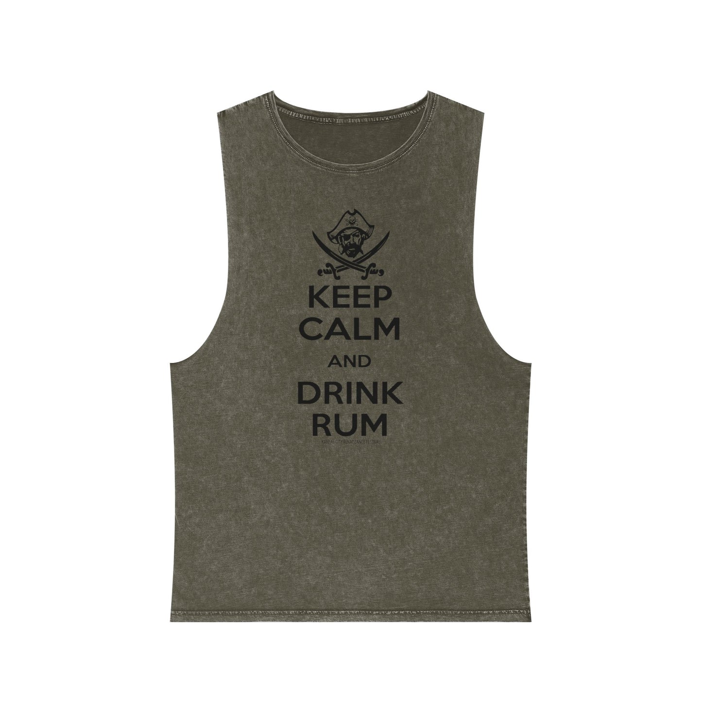 Michigan Renaissance Festival  Keep Calm Drink Rum Tank Top, Unisex Summer Shirt