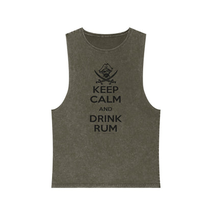 Michigan Renaissance Festival  Keep Calm Drink Rum Tank Top, Unisex Summer Shirt