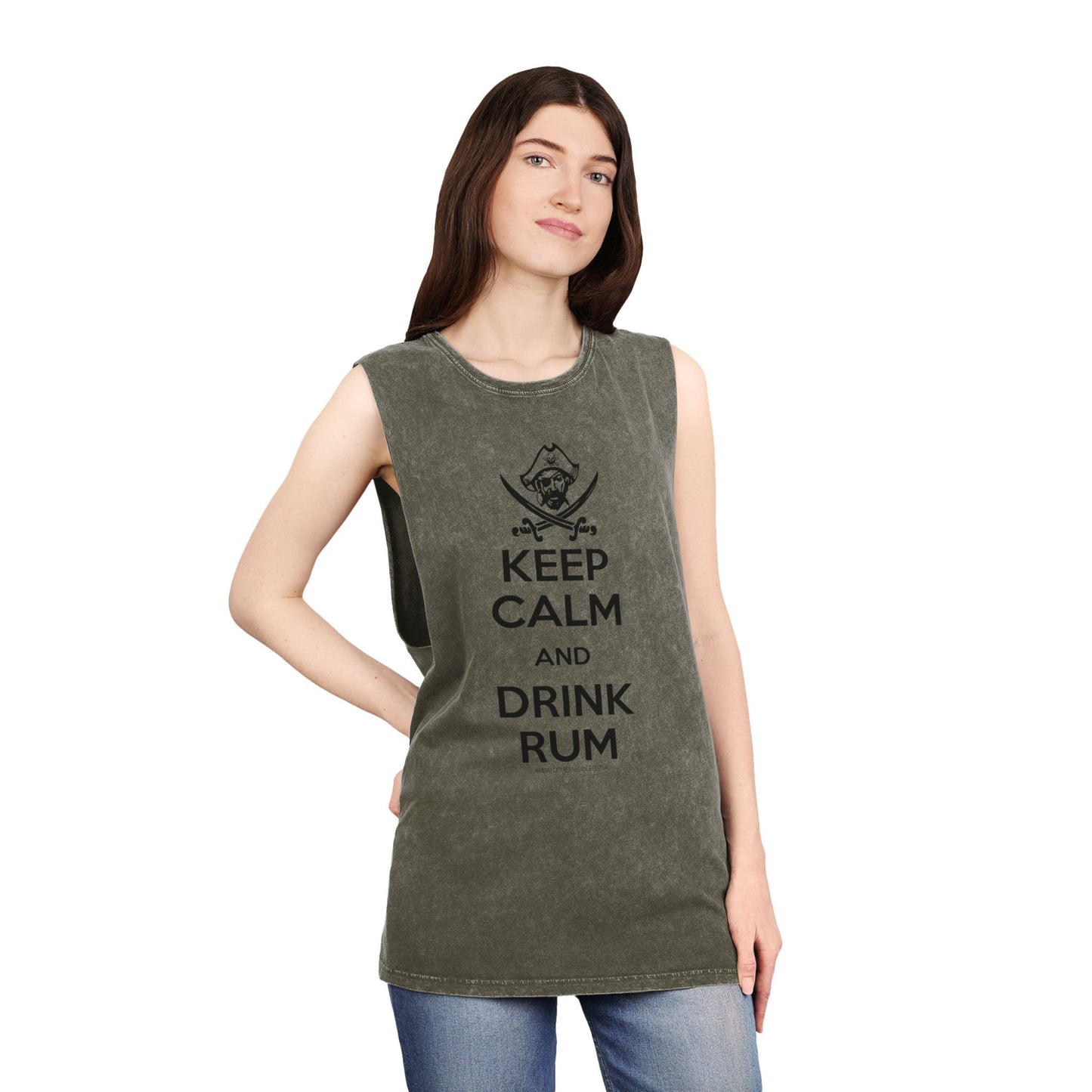 Michigan Renaissance Festival  Keep Calm Drink Rum Tank Top, Unisex Summer Shirt