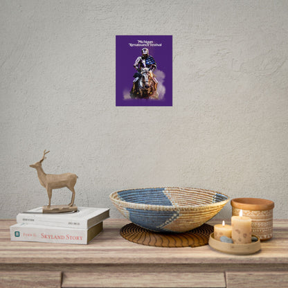 Poster - Medieval Knight on a Horse