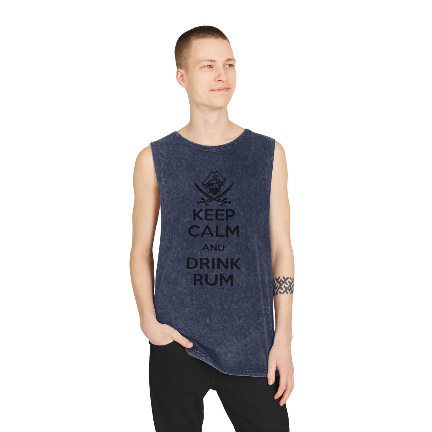 Michigan Renaissance Festival  Keep Calm Drink Rum Tank Top, Unisex Summer Shirt