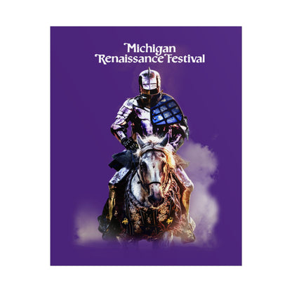 Poster - Medieval Knight on a Horse