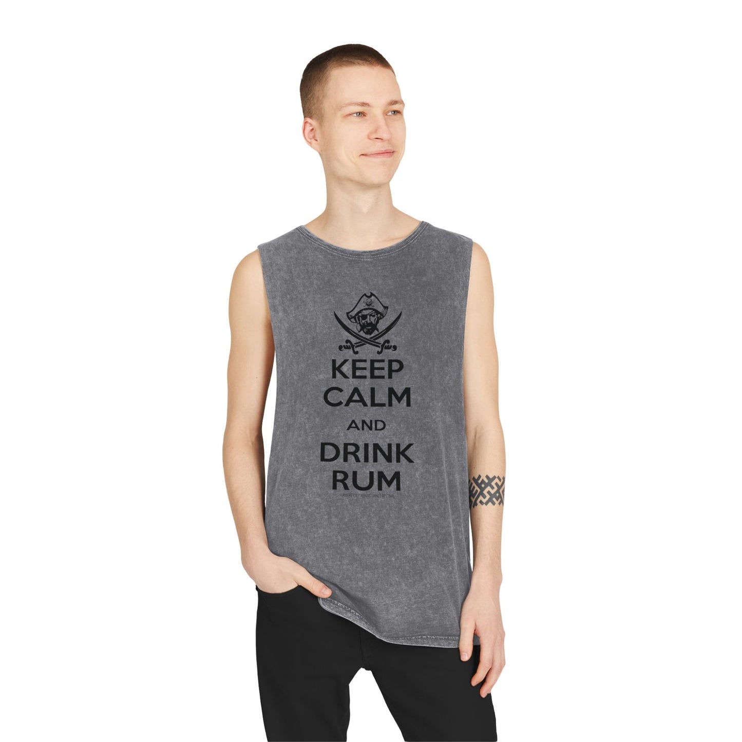 Michigan Renaissance Festival  Keep Calm Drink Rum Tank Top, Unisex Summer Shirt