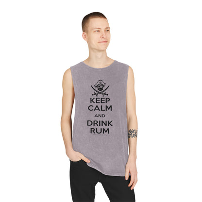 Michigan Renaissance Festival  Keep Calm Drink Rum Tank Top, Unisex Summer Shirt